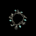 Turquoise Rodeo Charm Bracelet