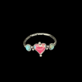 Pink Desert Heart Bracelet