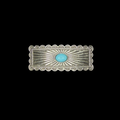 Turquoise Sunburst Hair Clip