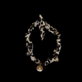 Leopard Print Charm Scarf Necklace