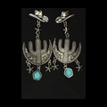 Cowgirl Cactus Charm Earrings