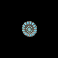 Azure Sunburst Ring