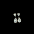 White Mesa Teardrop Earrings