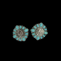 Turquoise Heritage Concho Earrings