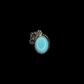 Turquoise Blossom Ring