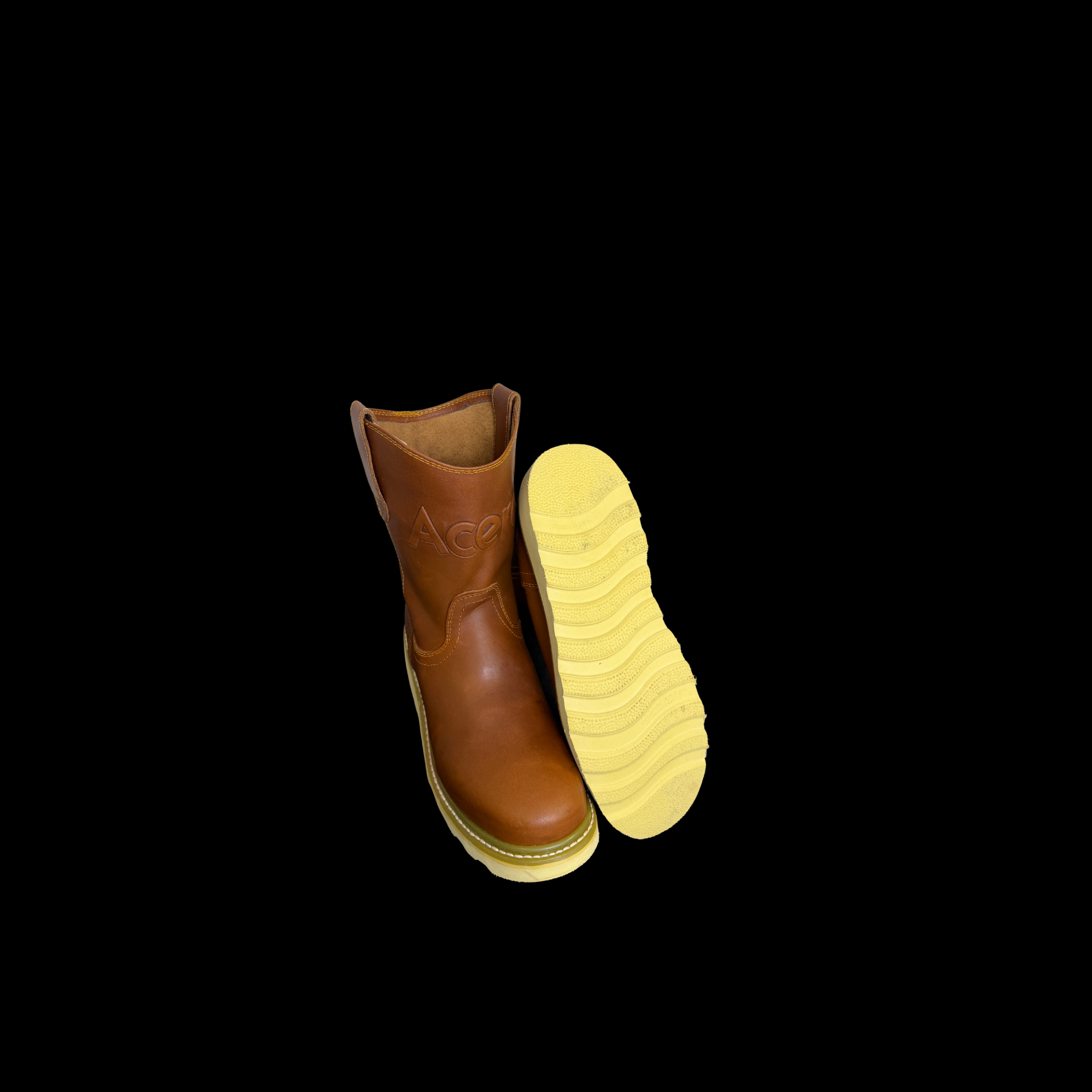 AWB201082 - ACERO ROPER GRASSO HONEY W/RHINO CAMEL SOLE