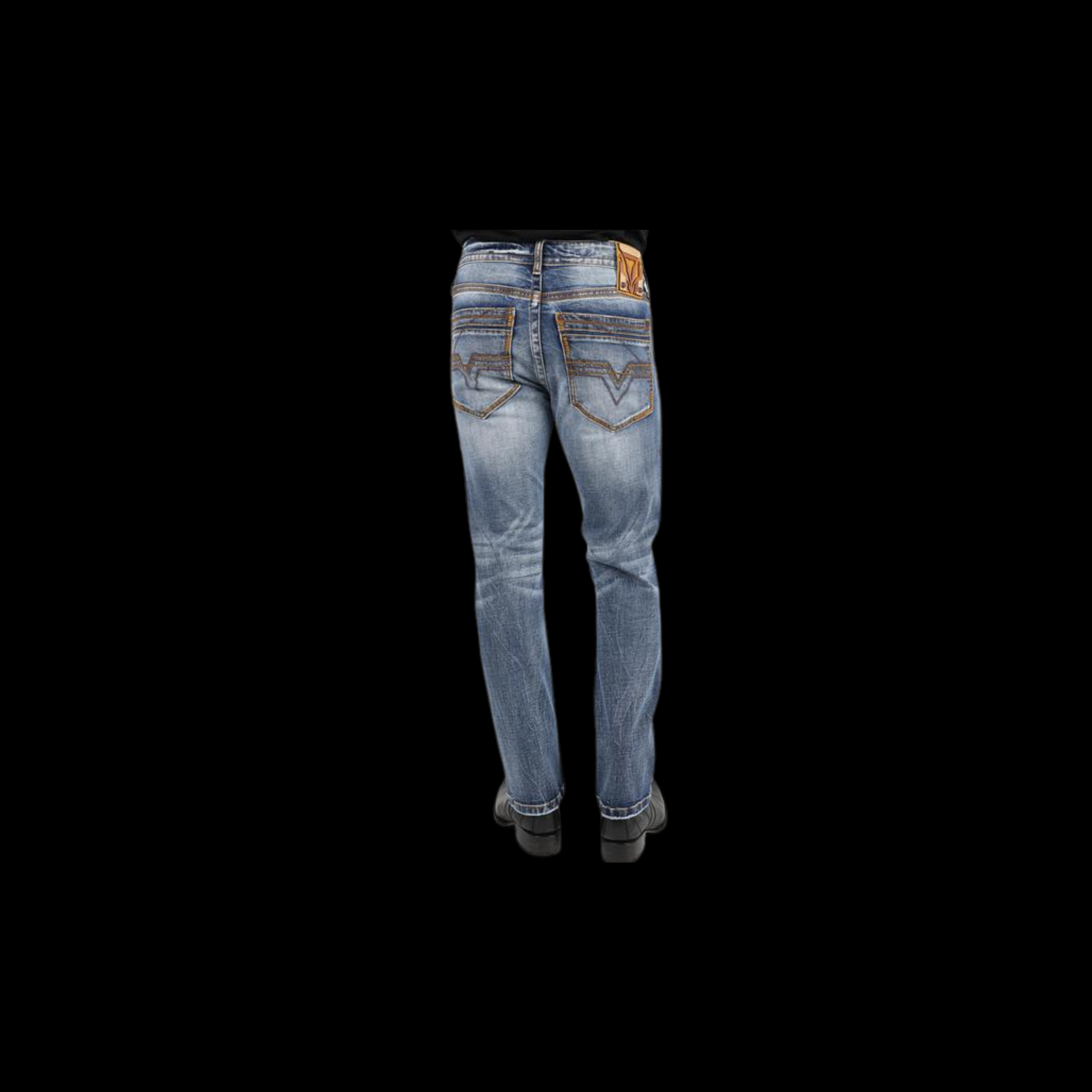Mens Slim Boot-Cut Core Denim Pants