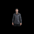 Mens Modern Fit Stretch Foil Fashion shirt