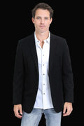 Mens Western Blazer Black