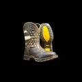 AC296 - ACERO WATERPROOF OILED BROWN W/ BROWN USA FLAG & YELLOW SOLE