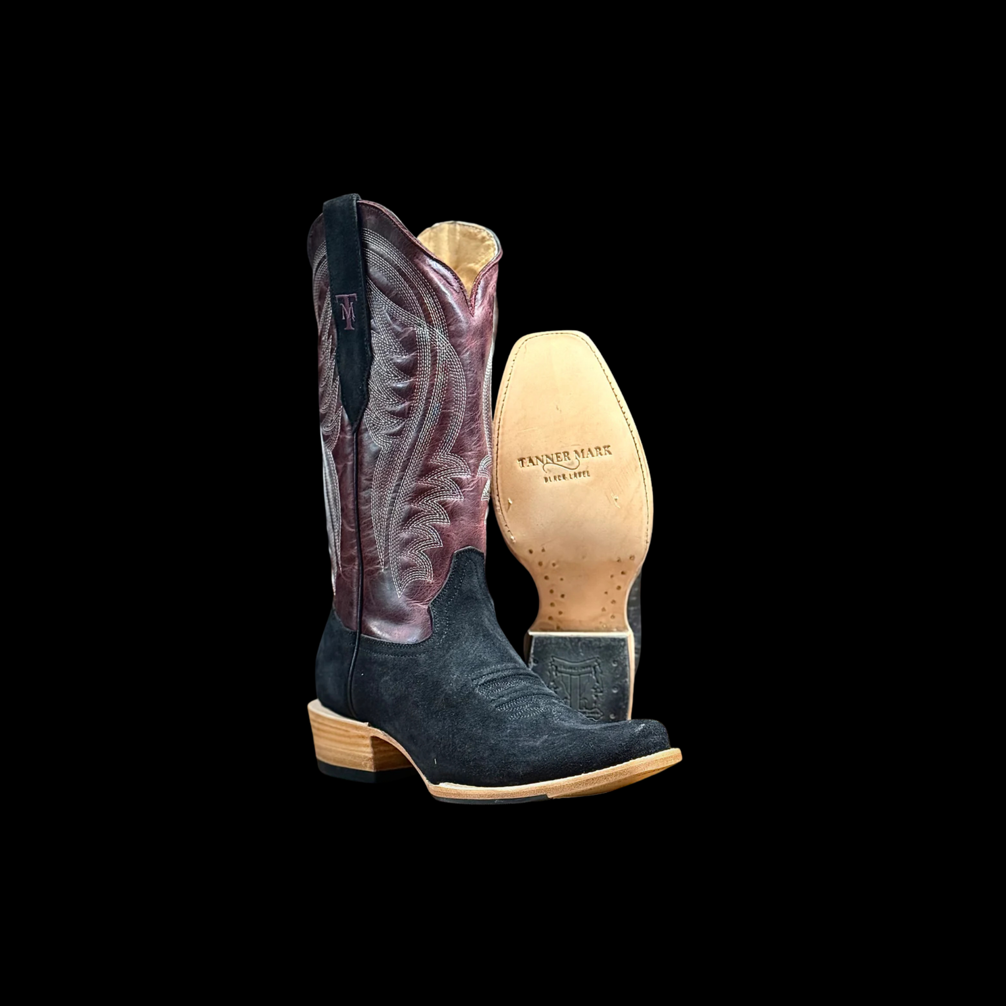 TM0109 - TM BLACK LABEL - BLACK SUEDE ROUGHOUT H1025 H/SOLE