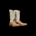 PRINT CAIMAN TAIL ORIX WITH BROWN W/ MONTANA ICE TOP L/SOLE