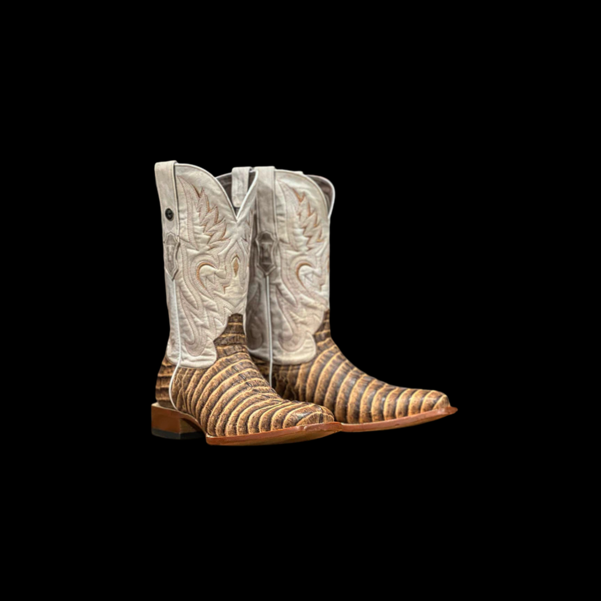 PRINT CAIMAN TAIL ORIX WITH BROWN W/ MONTANA ICE TOP L/SOLE