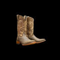 BASKETWEAVE HONEY & BROWN W/ HORSE HONEY TOP 302 L/SOLE