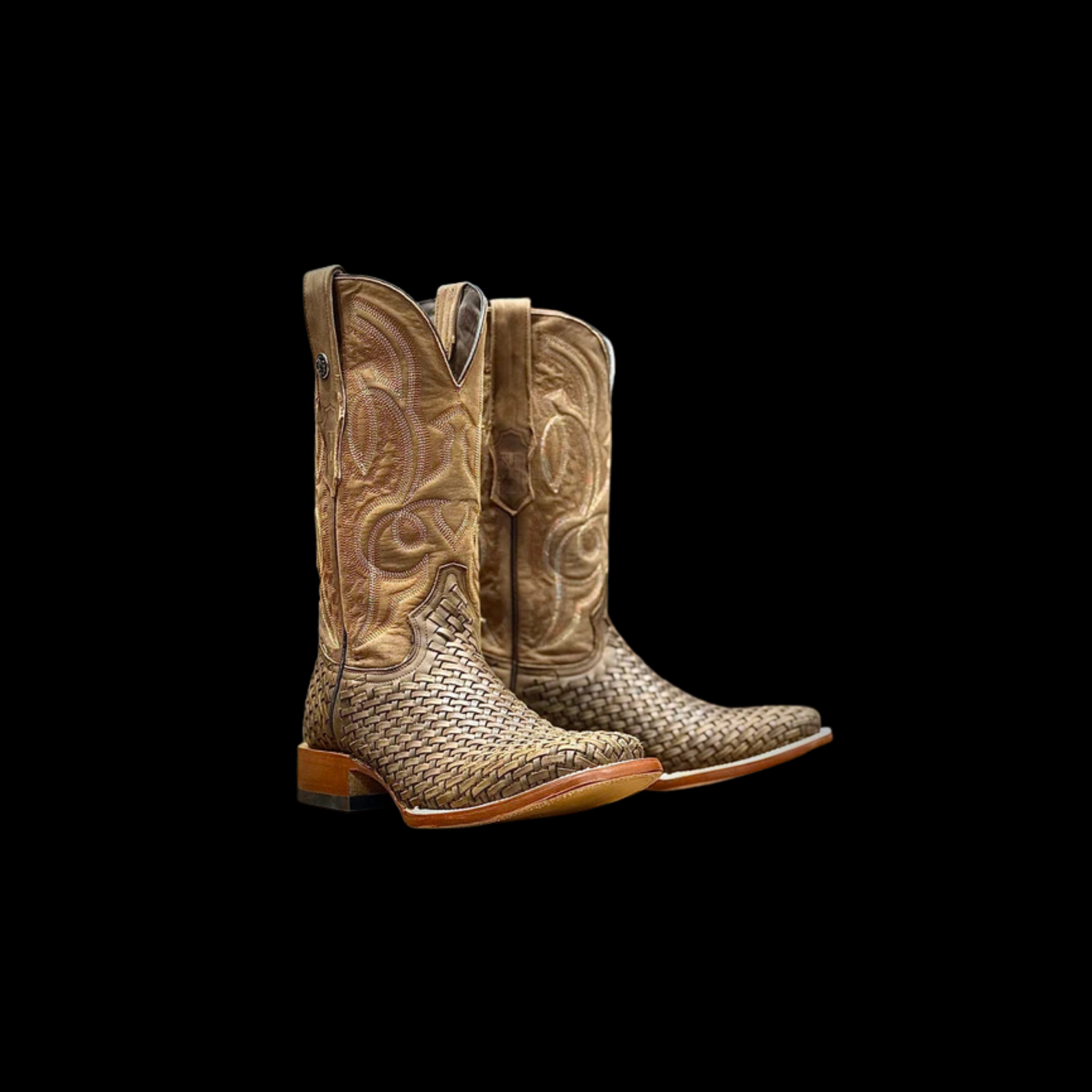BASKETWEAVE HONEY & BROWN W/ HORSE HONEY TOP 302 L/SOLE
