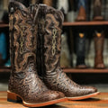 WOMENS HAND TOOL PRINT BROWN W/FANGO BROWN TOP 951 L/SOLE