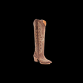 WOMENS CRACKLE BROWN KNEE HIGH 969T L/SOLE