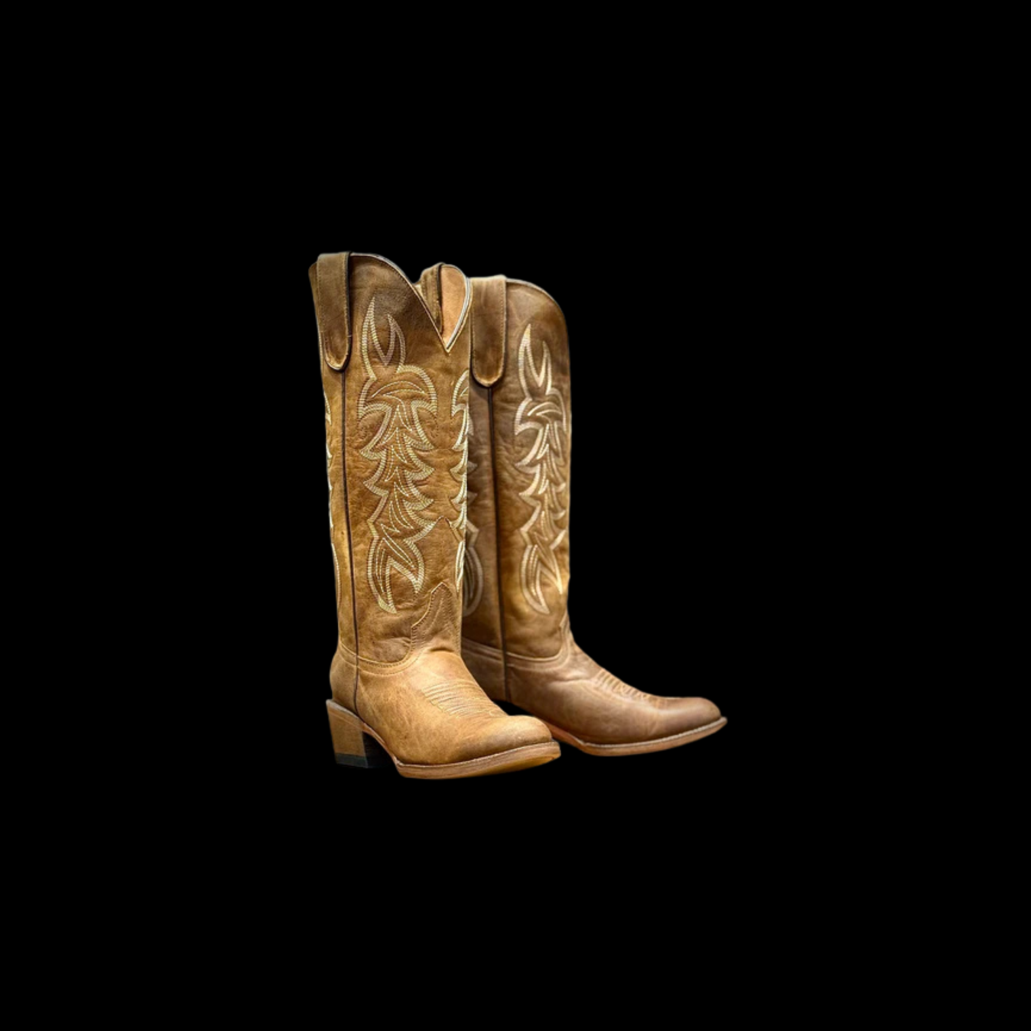 WOMENS COGNAC CALF 14" 979T L/SOLE
