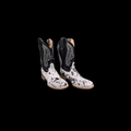 YOUTH BLACK & WHITE HAIR ON COWHIDE 300 L/SOLE