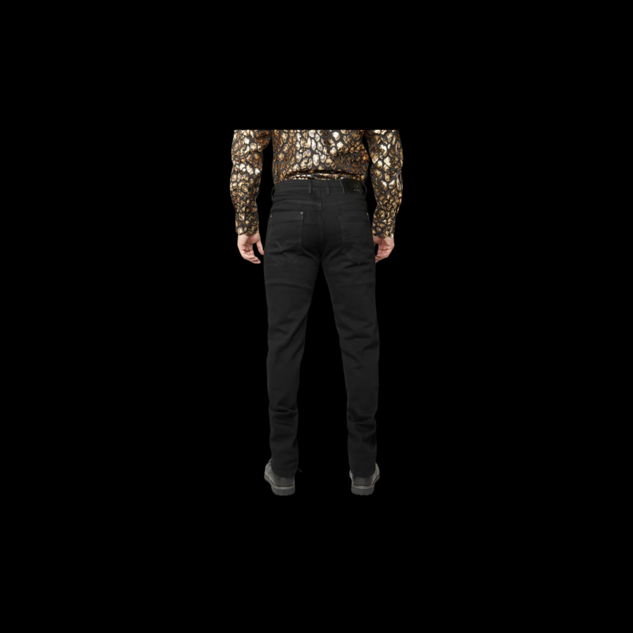 Mens's Straight Leg Denim Pants