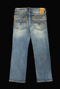 Dark Blue Kids Boot Cut Jeans