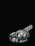 Kids Black Belt Matte Gray
